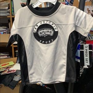 Adidas NBA Spurs kids 2 piece set.